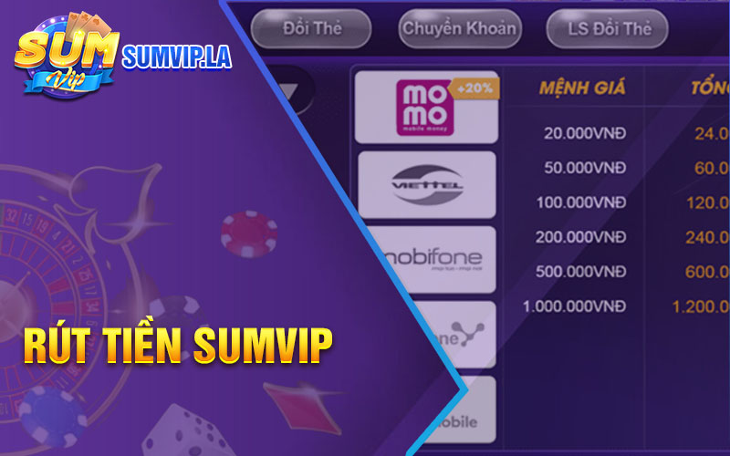 Rút tiền Sumvip